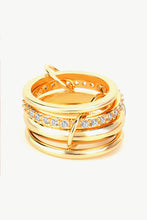 Load image into Gallery viewer, Cubic Zircon Four-Finger Combined Ring