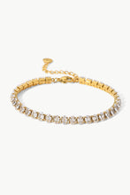 Load image into Gallery viewer, Inlaid Zircon 18K Gold Plated Bracelet