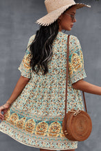Load image into Gallery viewer, Bohemian V-Neck Half Sleeve Dress