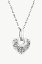 Load image into Gallery viewer, Crystal Heart Pendant Necklace