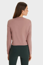 Load image into Gallery viewer, Round Neck Long Sleeve Sports Top