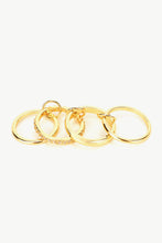 Load image into Gallery viewer, Cubic Zircon Four-Finger Combined Ring