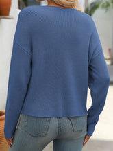 Load image into Gallery viewer, Round Neck Long Sleeve Sweater
