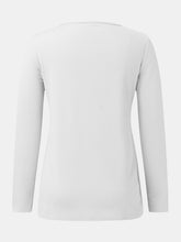 Load image into Gallery viewer, Full Size Scoop Neck Long Sleeve T-Shirt
