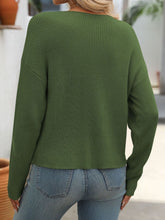 Load image into Gallery viewer, Round Neck Long Sleeve Sweater
