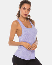 Load image into Gallery viewer, Full Size Scoop Neck Wide Strap Active Tank
