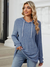 Load image into Gallery viewer, Drawstring Long Sleeve Hoodie
