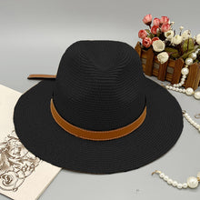 Load image into Gallery viewer, Wide Brim Paper Braided Hat
