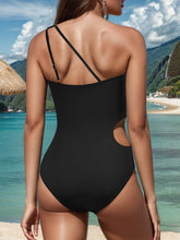 Load image into Gallery viewer, Cutout One Shoulder Sleeveless One-Piece Swimwear
