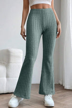 Load image into Gallery viewer, Basic Bae Full Size Ribbed High Waist Flare Pants
