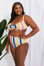 Load image into Gallery viewer, Marina West Swim Take A Dip Twist High-Rise Bikini in Stripe
