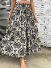 Load image into Gallery viewer, Printed Elastic Waist Maxi Skirt
