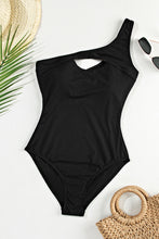 Load image into Gallery viewer, Cutout One Shoulder Sleeveless One-Piece Swimwear
