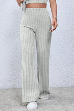 Load image into Gallery viewer, Basic Bae Full Size Ribbed High Waist Flare Pants
