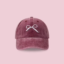 Load image into Gallery viewer, Bow Embroidered Adjustable Cap
