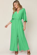 Load image into Gallery viewer, Double Take Full Size Half Sleeve Wide Leg Jumpsuit
