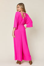 Load image into Gallery viewer, Double Take Full Size Half Sleeve Wide Leg Jumpsuit
