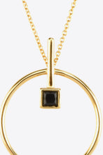 Load image into Gallery viewer, Black Zircon 925 Sterling Silver Necklace
