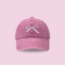 Load image into Gallery viewer, Bow Embroidered Adjustable Cap
