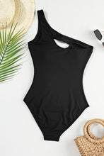 Load image into Gallery viewer, Cutout One Shoulder Sleeveless One-Piece Swimwear
