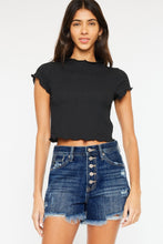 Load image into Gallery viewer, Kancan Raw Hem Button-Fly Denim Shorts
