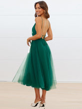 Load image into Gallery viewer, Backless Crisscross Sleeveless Midi Dress
