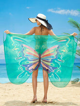 Load image into Gallery viewer, Butterfly Spaghetti Strap Cover Up
