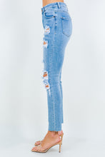 Load image into Gallery viewer, American Bazi High Waist Destroyed Straight Jeans
