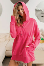 Load image into Gallery viewer, BiBi Half Snap Thumbhole Long Sleeve Hoodie
