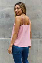 Load image into Gallery viewer, Sweet Lovely By Jen Full Size Scalloped Cami in Rosewood
