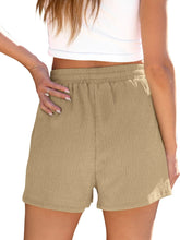 Load image into Gallery viewer, Drawstring High Waist Shorts with Pockets
