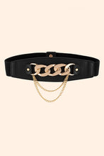 Load image into Gallery viewer, Chain Detail PU Leather Belt
