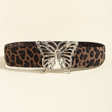 Load image into Gallery viewer, Butterfly Alloy Buckle Elastic Belt
