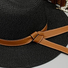 Load image into Gallery viewer, Wide Brim Paper Braided Hat
