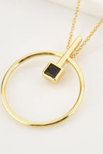 Load image into Gallery viewer, Black Zircon 925 Sterling Silver Necklace
