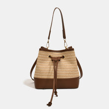 Load image into Gallery viewer, Straw Braided Shoulder Bag
