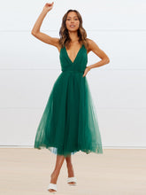 Load image into Gallery viewer, Backless Crisscross Sleeveless Midi Dress
