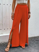 Load image into Gallery viewer, Slit Wide Leg Pants
