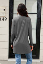 Load image into Gallery viewer, Basic Bae Full Size Open Front Long Sleeve Cardigan with Pockets
