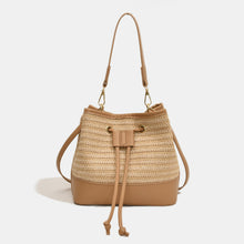 Load image into Gallery viewer, Straw Braided Shoulder Bag
