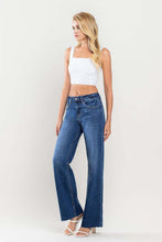 Load image into Gallery viewer, Lovervet High Rise Clean Cut Raw Hem Wide Jeans
