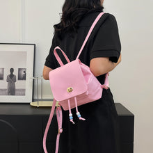 Load image into Gallery viewer, PU Leather Backpack Bag
