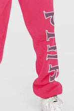 Load image into Gallery viewer, Simply Love Full Size PINK Graphic Sweatpants
