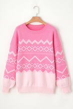 Load image into Gallery viewer, Round Neck Long Sleeve Sweater
