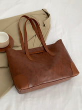 Load image into Gallery viewer, PU Leather Medium Tote Bag
