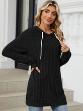 Load image into Gallery viewer, Drawstring Long Sleeve Hoodie
