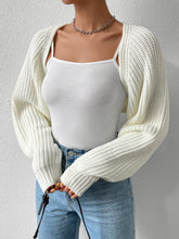 Load image into Gallery viewer, Honey Open Front Long Sleeve Cropped Cardigan
