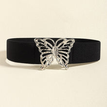 Load image into Gallery viewer, Butterfly Alloy Buckle Elastic Belt
