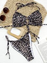 Load image into Gallery viewer, Frill Trill Halter Neck Bikini Set
