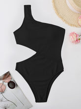 Load image into Gallery viewer, Cutout One Shoulder One-Piece Swimwear
